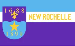 Flag of New Rochelle, New York