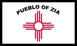 Flag of the Zia Pueblo