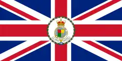 Flag of the governor-in-chief of the British Windward Islands (1886–1903)