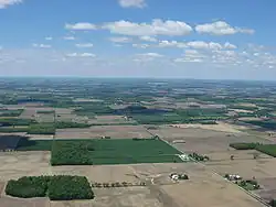 Countryside in southeastern Adams Township