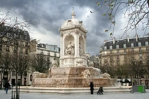 Fontaine Saint-Sulpice, Place Saint-Sulpice, (1843–48)