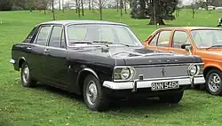 Ford Zephyr 6 Mark IV: the deluxe version gained a dummy grille between the headlights