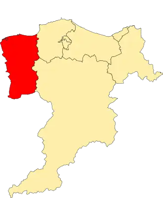 Location of the ward