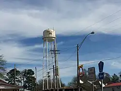 Water tower in Fouke