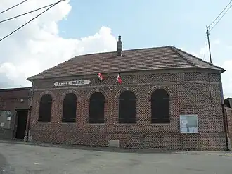 The town hall in Fouquerolles