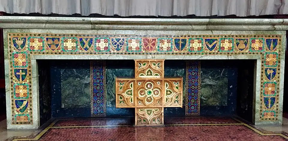 Altar designed by Tiffany at the Fourth Universalist Society in the City of New York