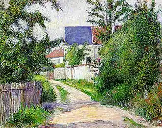 Frédéric Samuel Cordey, Ruelle à Auvers sur Oise, circa 1903