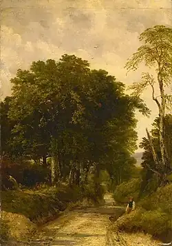 A Devon Lane by Frederick Richard Lee