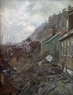 Houses in Kragerø 1882