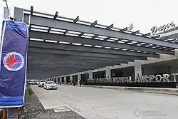 Front area of the Bicol International Airport Terminal Buildling