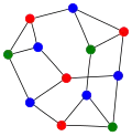 The chromatic number of the Frucht graph is 3.