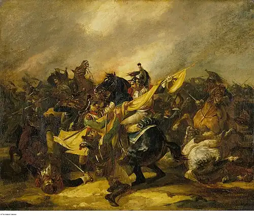 A Charge of Cuirassiers, 1823