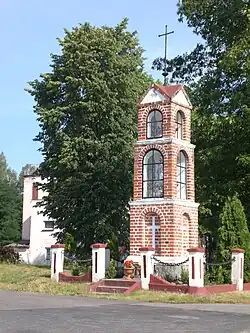 A wayside shrine in Gąsiorki