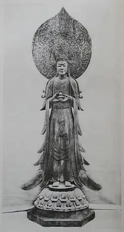 The Yumedono Kannon, another example of Tori style