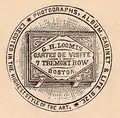 Logo of "G.H. Loomis, cartes de visite," Boston