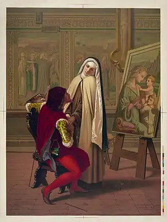 Image 50Love or Duty at Chromolithography, by Gabriele Castagnola (restored by Adam Cuerden) (from Wikipedia:Featured pictures/Artwork/Others)