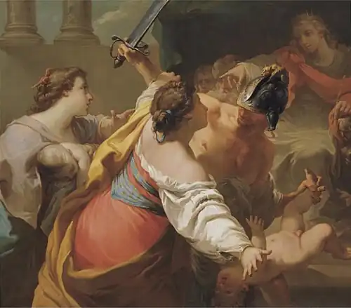Judgement of Solomon, mid-1770s