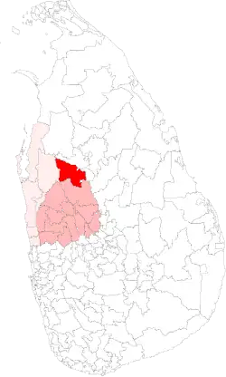 Location of Galgamuwa