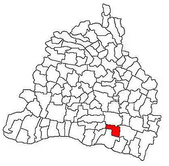 Location in Dolj County