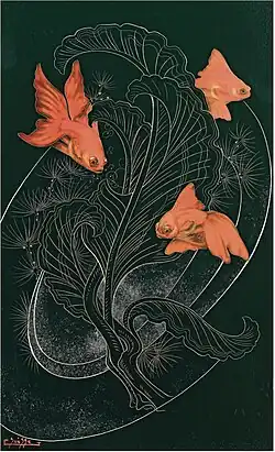 Poissons japonais et gorgone[14]