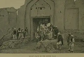 Outer wall of Kalat city