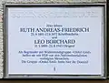 Berlin memorial plaque, Ruth Andreas-Friedrich (Onkel Emil [de])