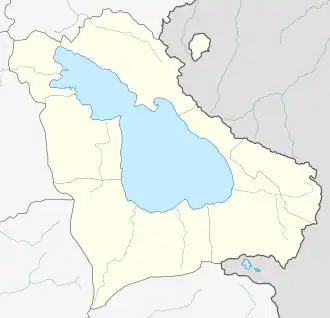 Vardenis is located in Gegharkunik