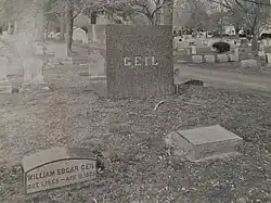 Dr. Geil's Grave, at Doylestown Cemetery in Doylestown, Pa.