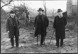 Sickles re-visiting the battlefield where he lost his leg