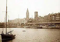 George's Dock opened 1771, closed 1899, photo 1897