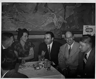 Carl Burgos & Harry Sahle at George Kapitan's Wedding, New York