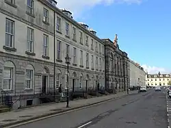 The Academy in context with the rest of Rose Terrace