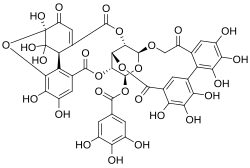 Chemical structure of geraniin