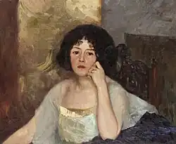 Portrait of Ellen Roosval von Hallwyl (1918)