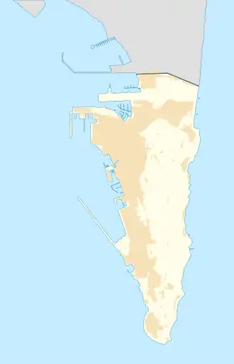 Breakneck Battery is located in Gibraltar