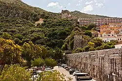 The same view in 2013, looking towards the Moorish Castle