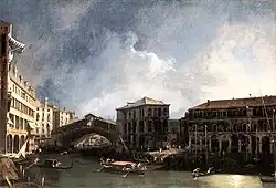 The Grand Canal near the Ponte di Rialto
