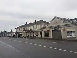Mt Cook Line Building, next to the Gladstone Grand Hotel (July 2021)