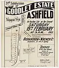 Goodlet Estate Ashfield, 1921, Richardson & Wrench, Goodlet St, New St,