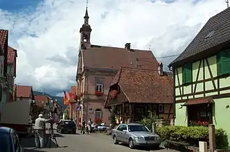 The town hall in Goxwiller