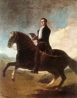 Equestrian Portrait of the 1st Duke of Wellington, Francisco Goya, 1812