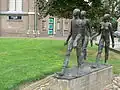 Pieterpad walkers, sculpture by Nelleke Allersma&nbsp;[nl]
