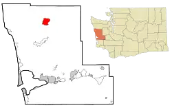 Location of Neilton, Washington