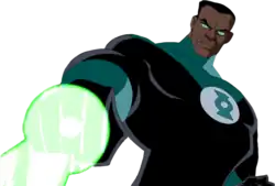 Green Lantern / John Stewart as depicted in the series