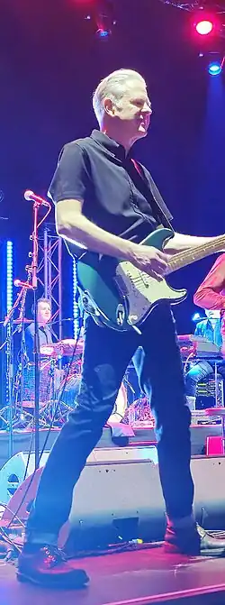 Philp performing with Deacon Blue at the Usher Hall, Edinburgh, 2025