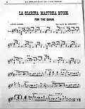 La Czarina by Louis Ganne, arranged for banjo by George W. Gregory, page 1