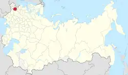 Location in the Russian Empire