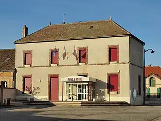 The town hall in Gron