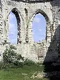 The ruins of the chapel