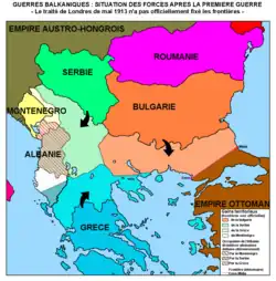 map of the Balkans